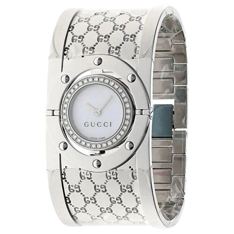 gucci stainless steel watch women's